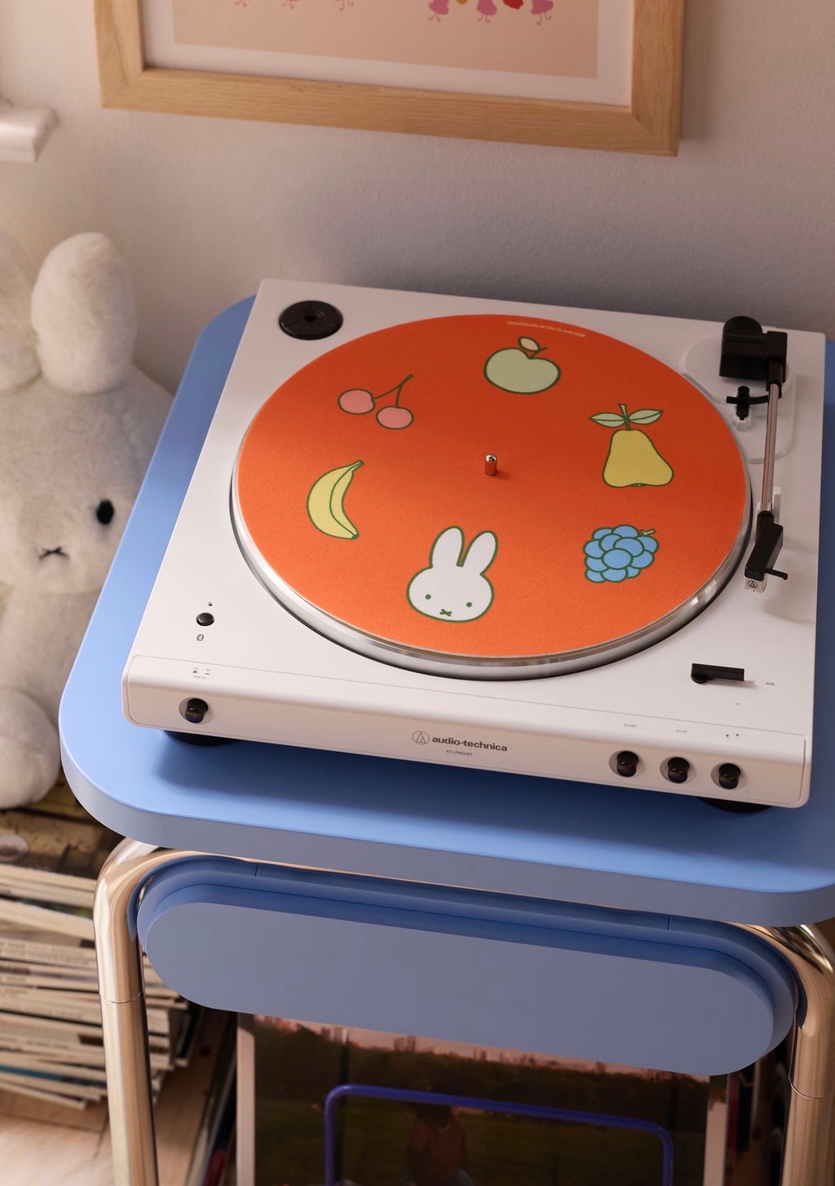 Tapete para tocadiscos miffy (verde)
