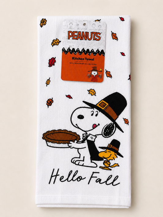 Toalla de cocina snoopy fall