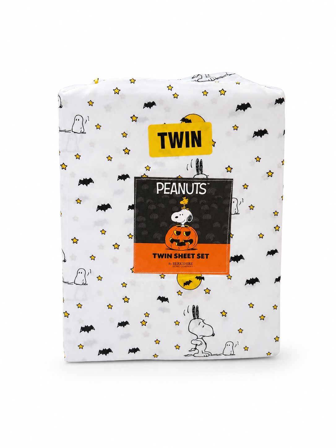 Sábanas snoopy Halloween- modelo luna y murciélagos 🦇 🌙