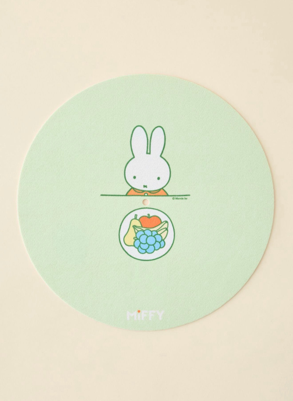 Tapete para tocadiscos miffy (verde)