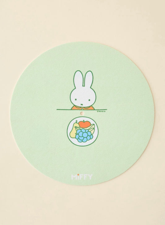 Tapete para tocadiscos miffy (verde)