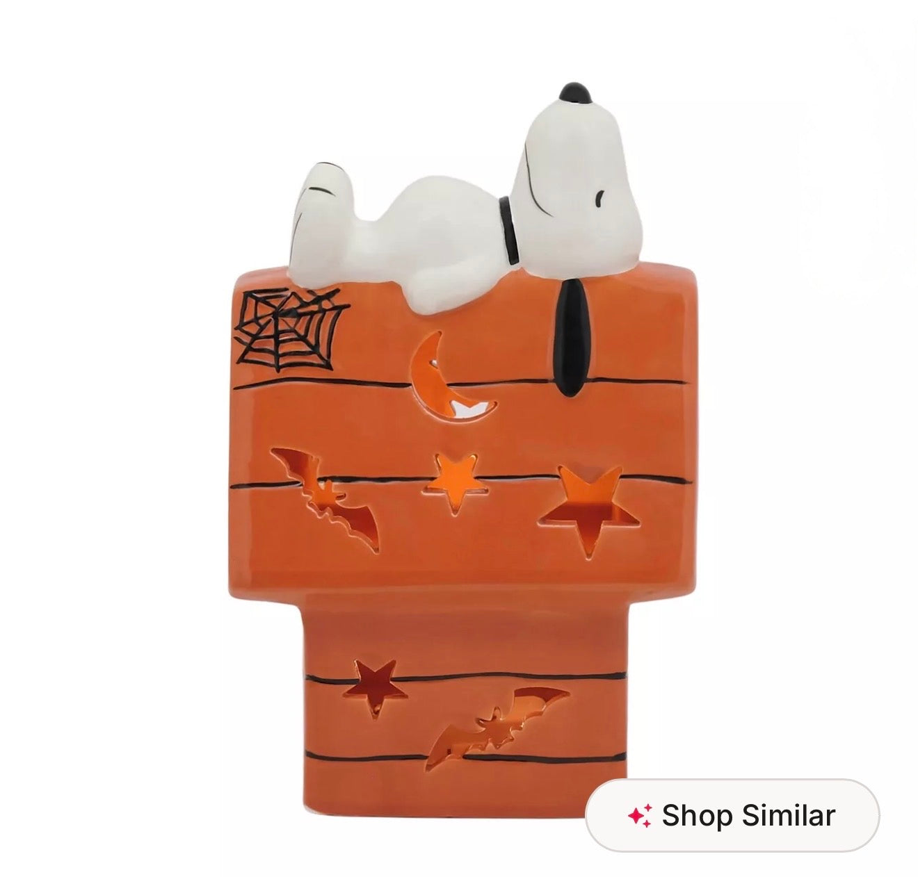 Lámpara de snoopy Halloween